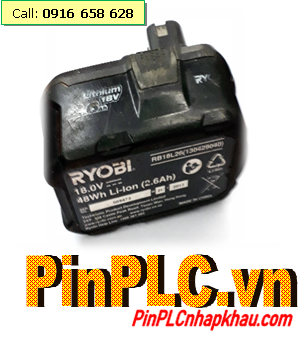 Pin máy khoan Ryobi 18v 2600mAh: Lithium 18v 2600mAh Battery Pack 